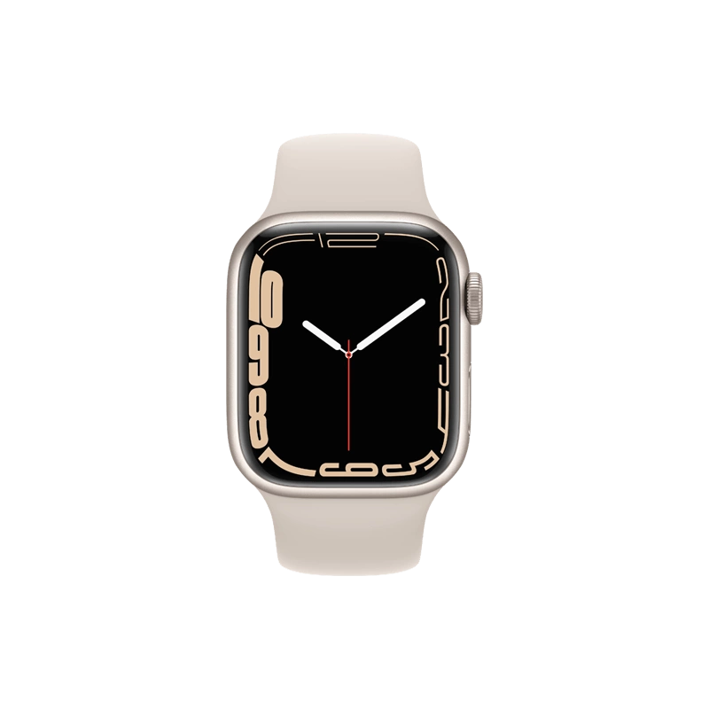 Apple Watch Series 7 GPS+Cellular 41 mm Starlight aluminiumfodral