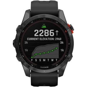 Garmin Fenix 7S Solar Slate Gray with Black Band