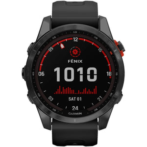 Garmin Fenix 7S Solar Slate Gray with Black Band