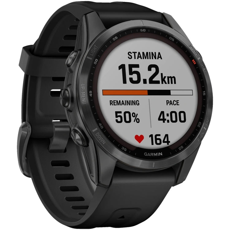 Garmin Fenix 7S Solar Slate Gray with Black Band