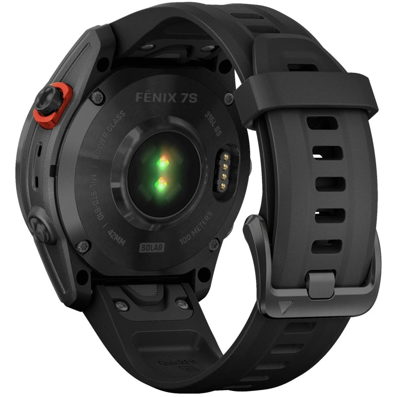 Garmin Fenix 7S Solar Slate Gray with Black Band