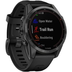 Garmin Fenix 7S Solar Slate Gray with Black Band