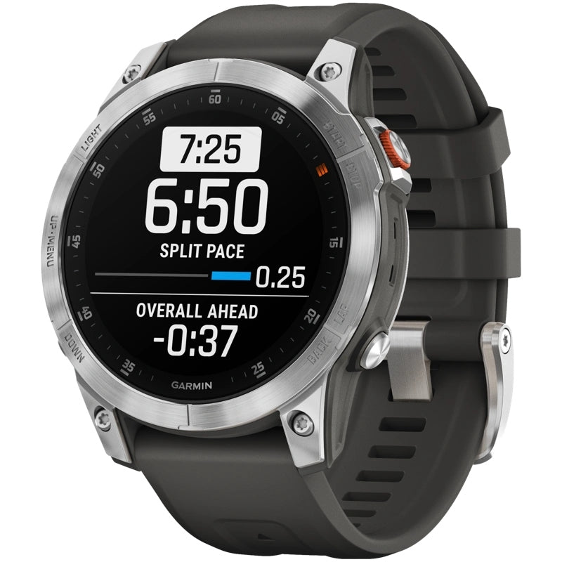 Garmin Epix 2 AMOLED, Slate with Silicone Band