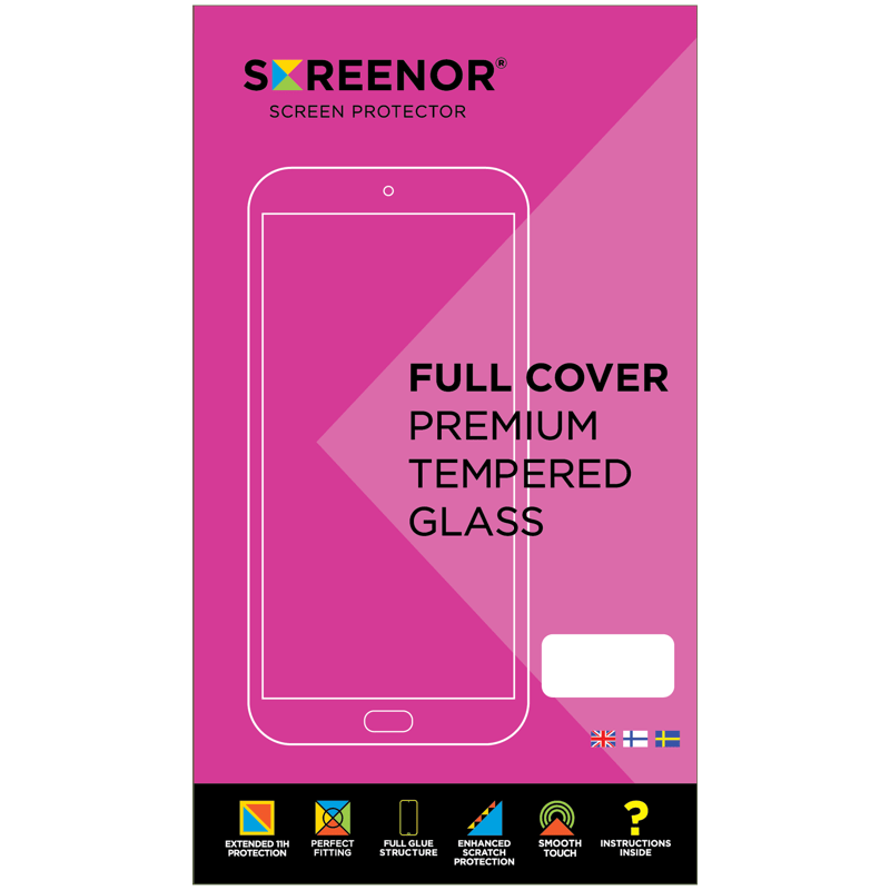 Screenor iPhone 16/15 Plus Premium Full Cover Tempered Glass