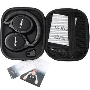 Valco VMK20 Noise Cancelling Bluetooth Headphones - Black