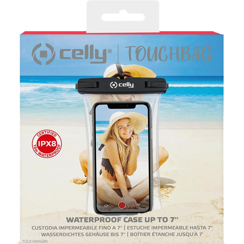 CELLY WATERPROOF BAG UP TO 7" BLACK