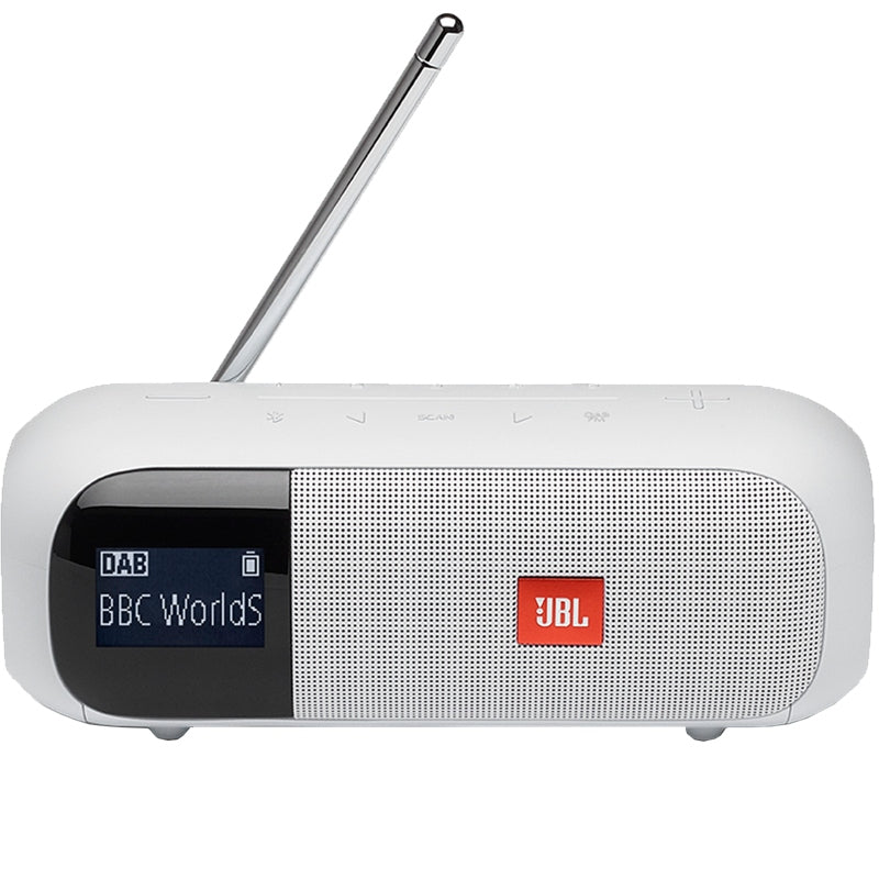 JBL Tuner 2 Portable Radio with Bluetooth - White