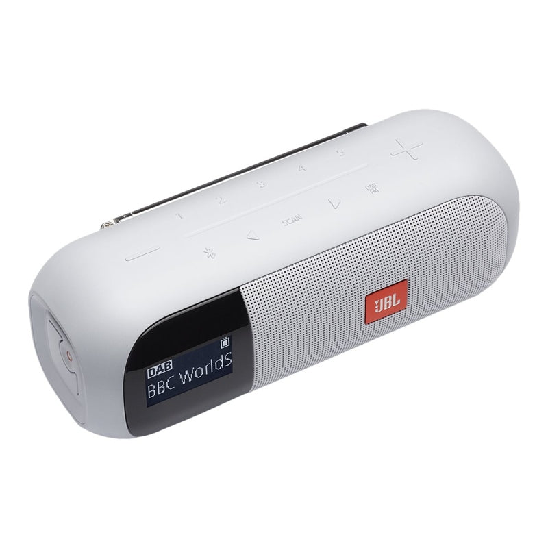 JBL Tuner 2 Portable Radio with Bluetooth - White