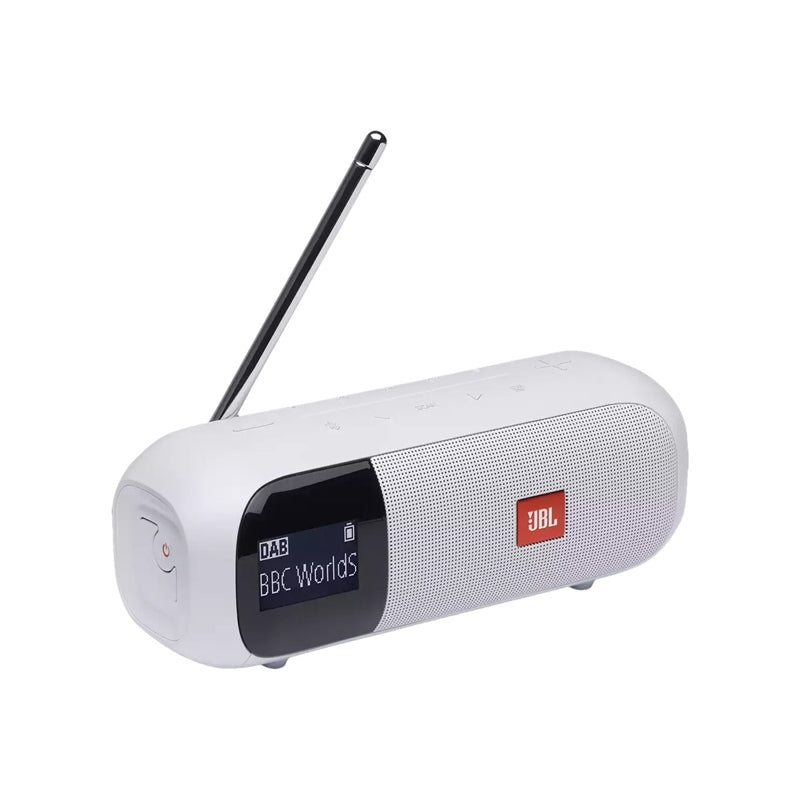 JBL Tuner 2 Portable Radio with Bluetooth - White