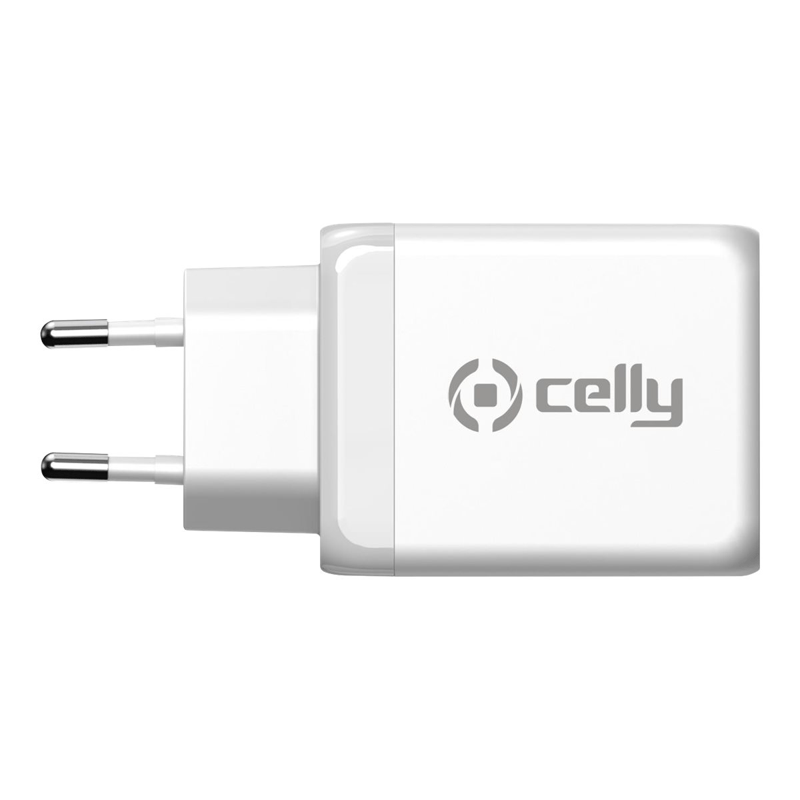 Celly Thuislader USB + 2 x USB-C 65W PD