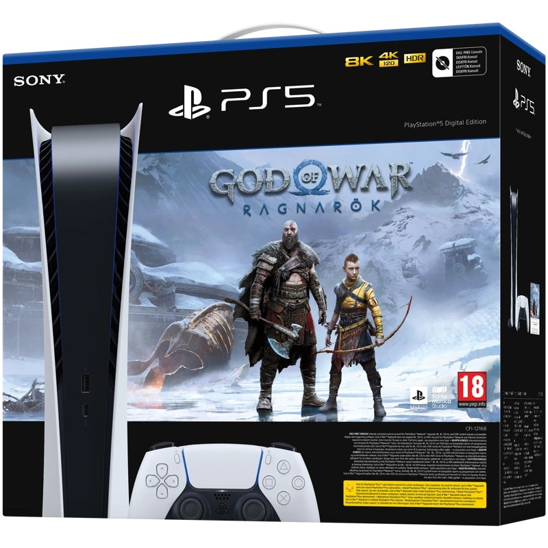 Sony PS5 Digital Edition + God of War Ragnarök