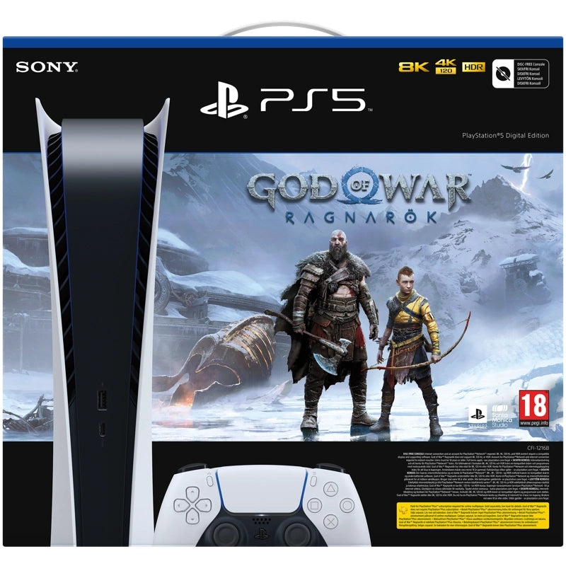 Sony PS5 Digital Edition + God of War Ragnarök