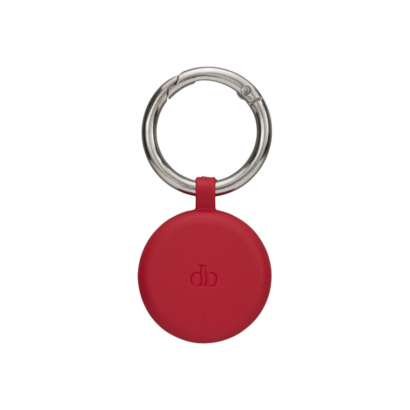 Greenland AirTag Key Ring - Candy Apple Red