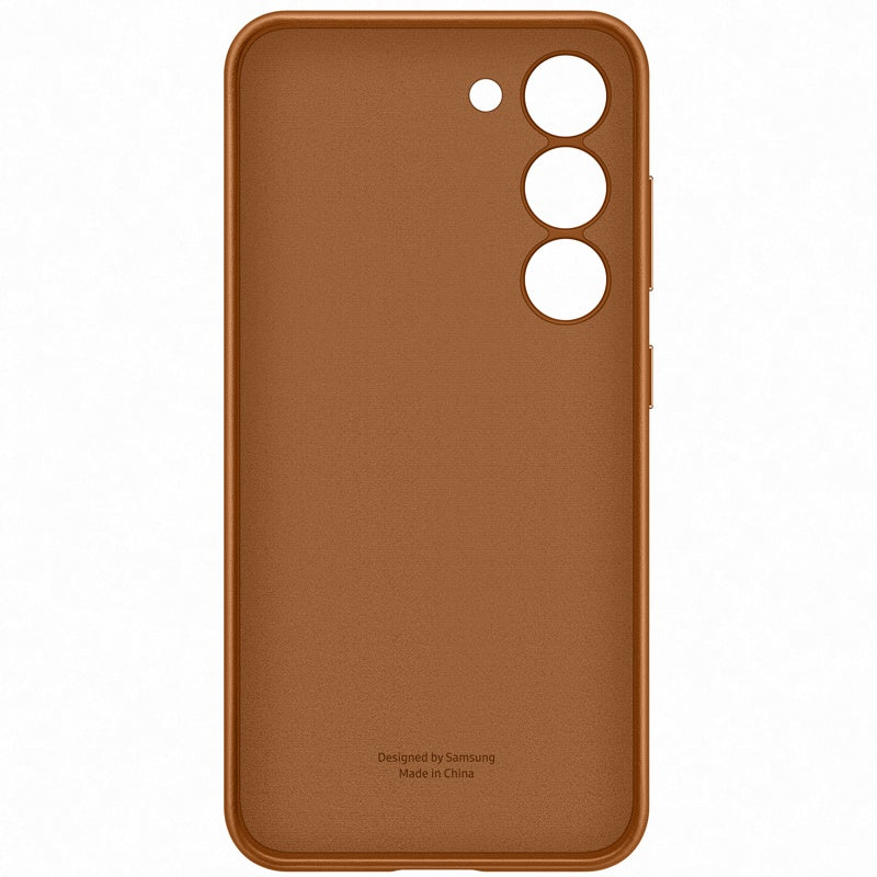 Samsung Galaxy S23 Leather Cover Galaxy Camel