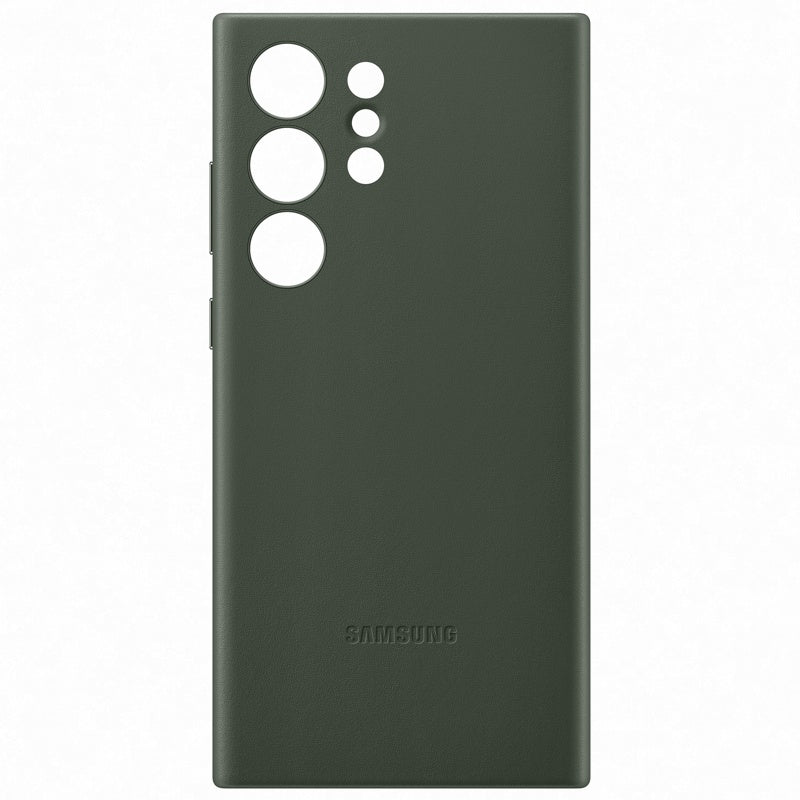 Samsung Leather Cover for S23 Ultra, Green