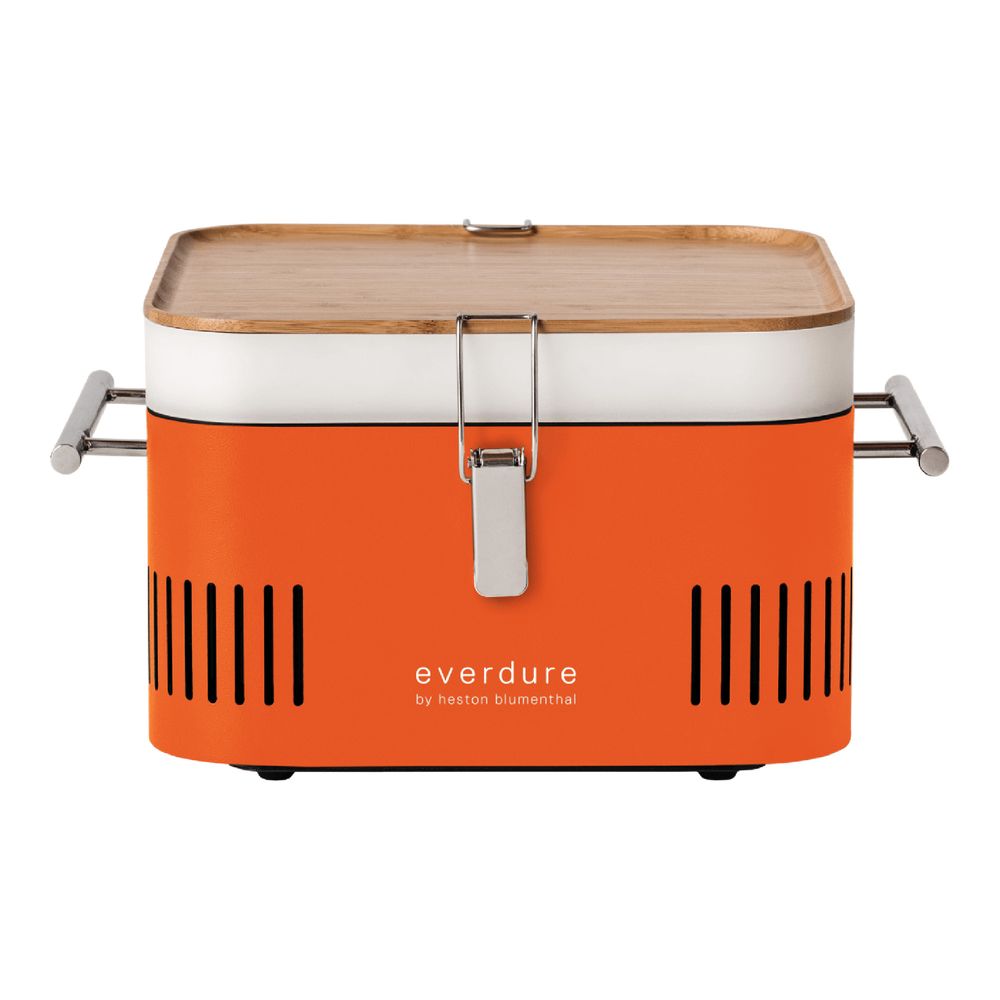 Everdure Cube Charcoal BBQ, Orange