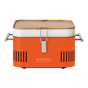 Everdure Cube Charcoal BBQ, Orange
