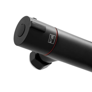 Shower Set - With Thermostatic Faucet and Rain Shower - Black