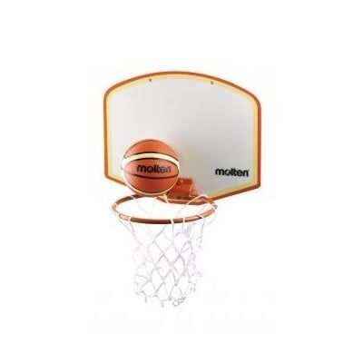 Basketball hoop with net Molten KB100V, 16 cm