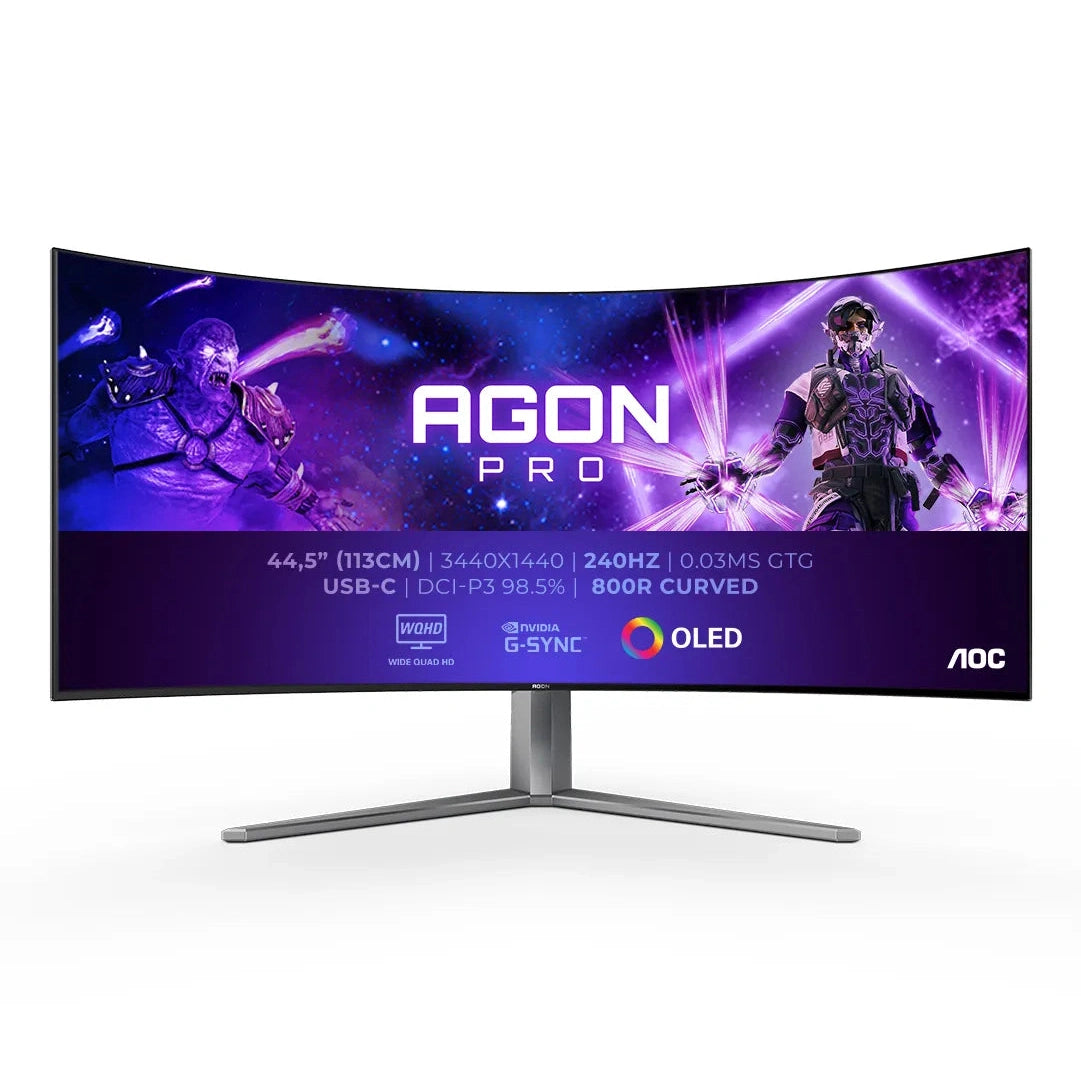 AOC 45" Agon Pro UWQHD OLED Curved Gaming Monitor