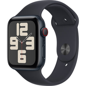 Apple Watch SE 2nd Gen GPS + Cellular, 44mm Midnight Aluminum Case with Midnight Sport Band