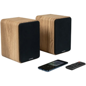 Thomson WS602DUO Set with 2 Wooden Box Speakers
