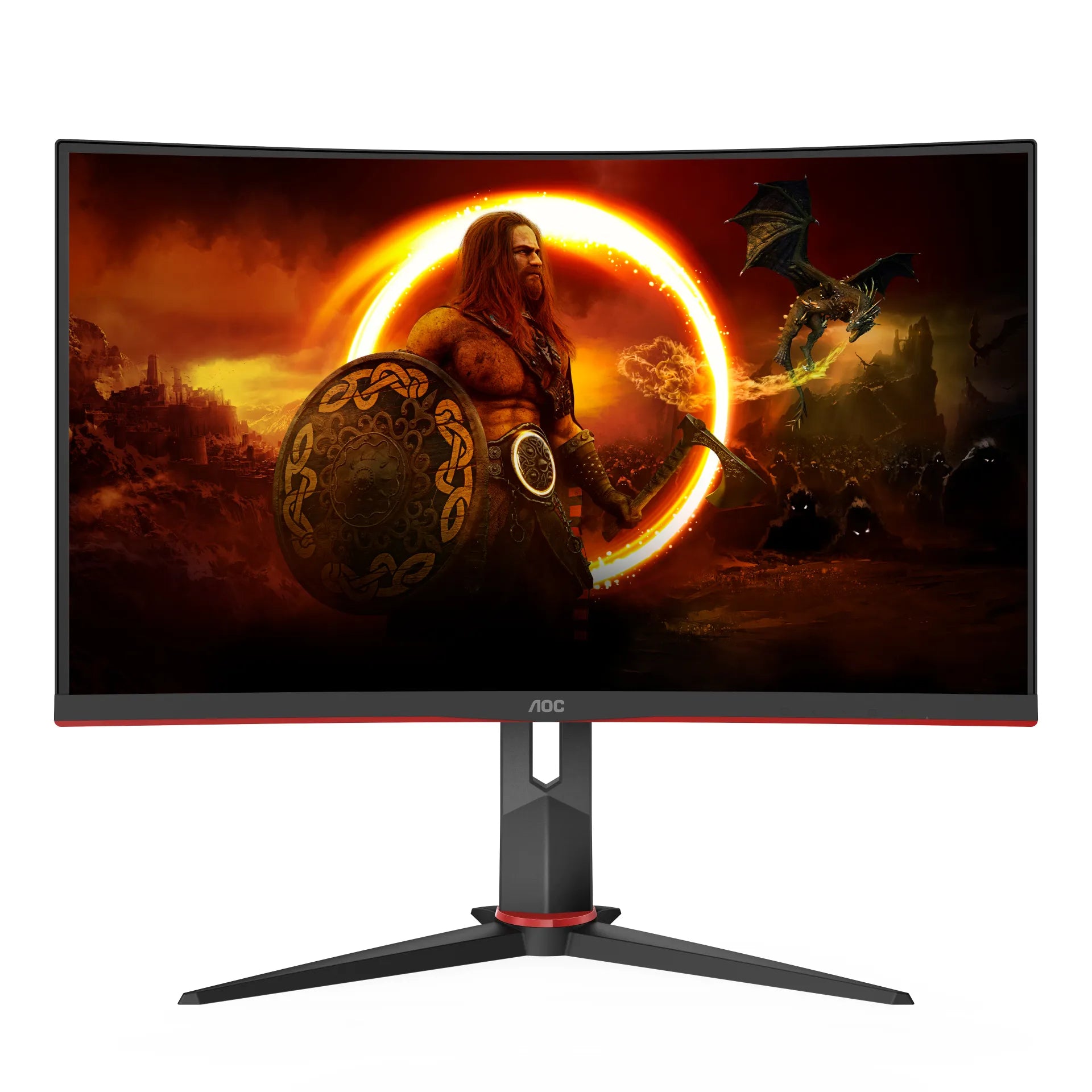 AOC 27" Curved Gaming Monitor CQ27G2S/BK QHD, VA