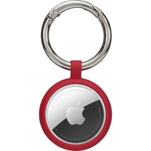 Greenland AirTag Key Ring - Candy Apple Red