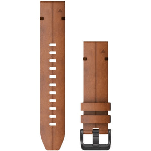 Garmin Quickfit Leather Strap 22mm Nut Brown