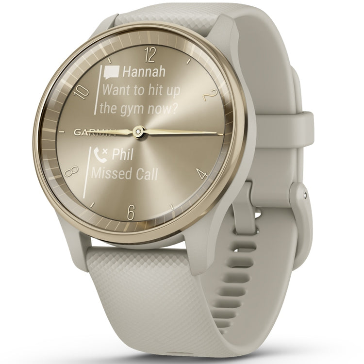 GARMIN VIVOMOVE TREND FRENCH GRAY, LIGHT GOLD