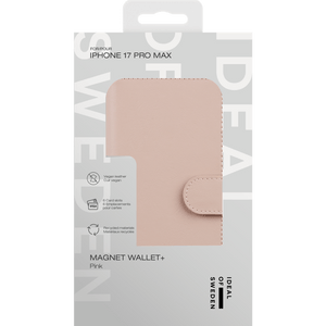 Ideal of Sweden Magnet Wallet+ iPhone 17 Pro Max, Pink