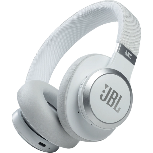 JBL LIVE 660 Noise Cancelling Bluetooth Headphones - White