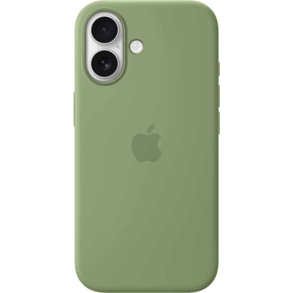 Apple Silicone Case MagSafe for iPhone 17, Light Moss