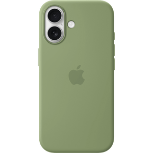 Apple Silicone Case MagSafe for iPhone 17, Light Moss