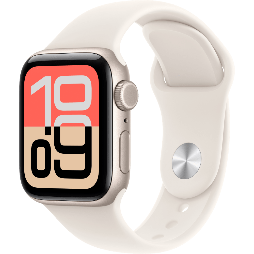 Apple Watch SE 3 (GPS+Cell 40 mm), Starlight Sport Band, S/M