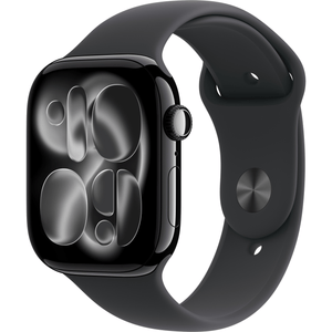 Apple Watch Series 11 GPS+Cell, 42 mm Black/Black Sport Band, S/M