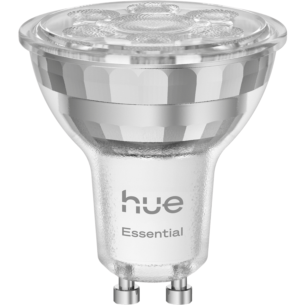 Philips Hue Essential GU10 Spotlight Bulb, 3 pcs + Hue Bridge