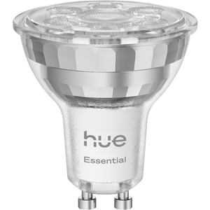 Philips Hue Essential GU10 Spotlight Bulb, 3 pcs + Hue Bridge