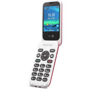 Doro 6881 Red 4G Flip Phone