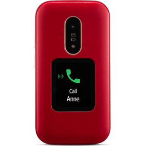 Doro 6881 Red 4G Flip Phone