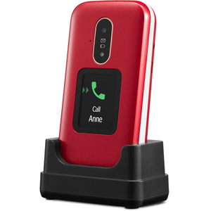 Doro 6881 Red 4G Flip Phone