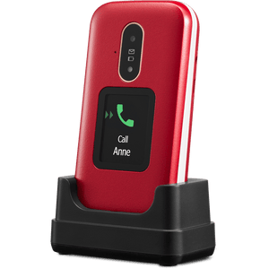 Doro 6881 Red 4G Flip Phone