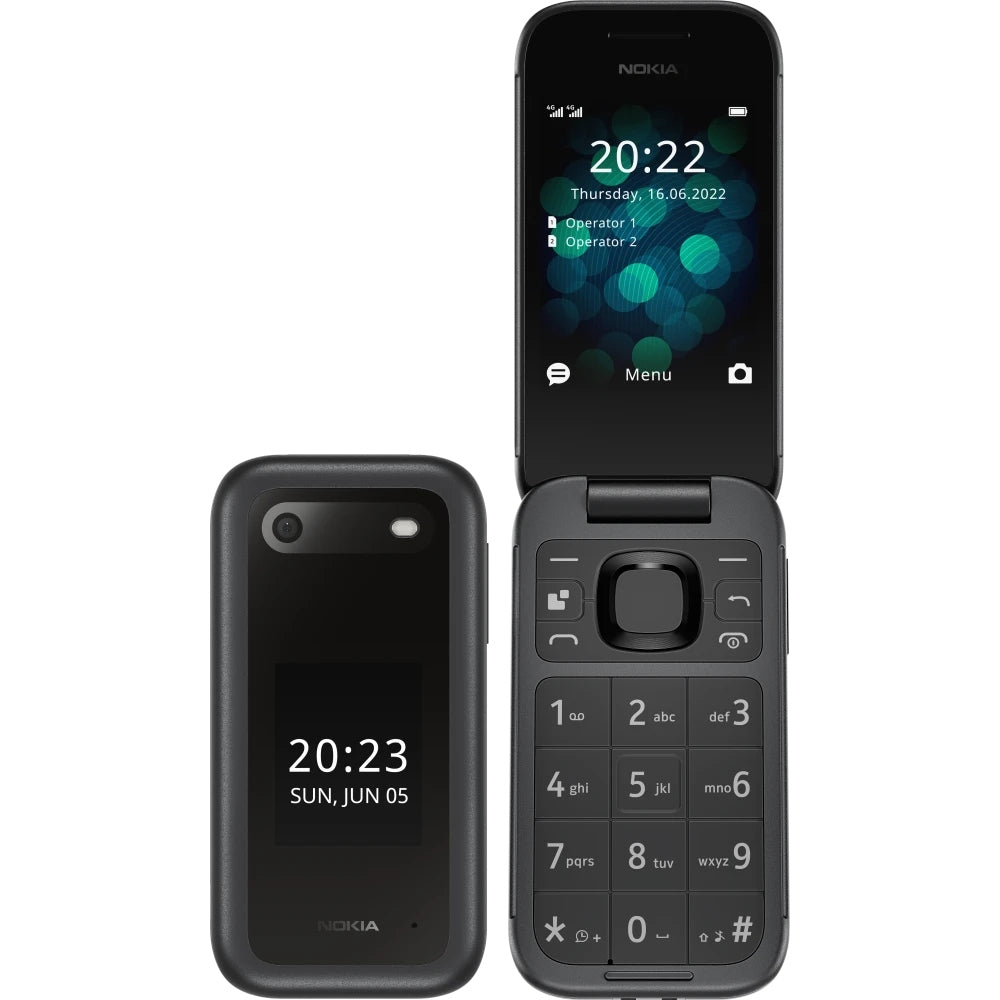 NOKIA 2660 Mobile Phone + Cradle, Black