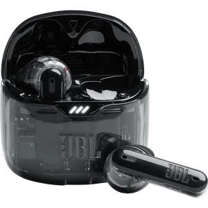 JBL Tune Flex True Wireless Noise Cancelling Earbuds, Transparent Black