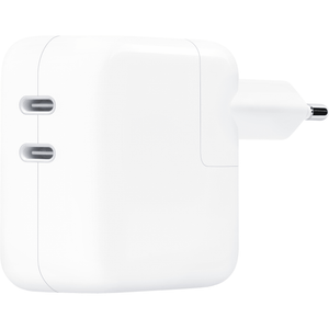 Apple 35W Dual USB-C Port Power Adapter, White