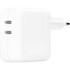Apple 35W Dual USB-C Port Power Adapter, White
