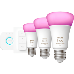Philips Hue White and Color Ambiance E27 Starter Kit