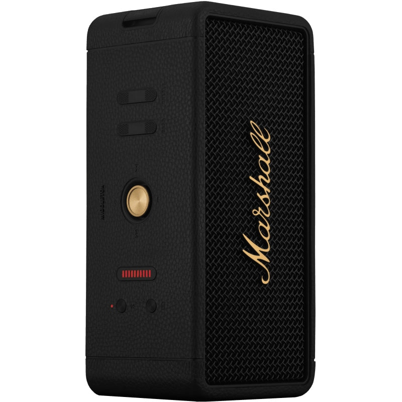 Marshall Middleton Wireless Speaker, Black and Brass