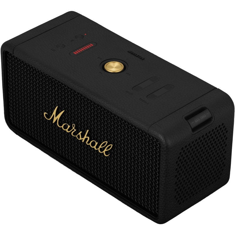 Marshall Middleton Wireless Speaker, Black and Brass