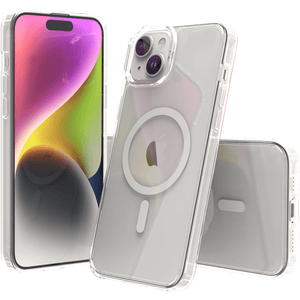 Screenor iPhone 15 Plus MagSafe Bumper Case, Transparent